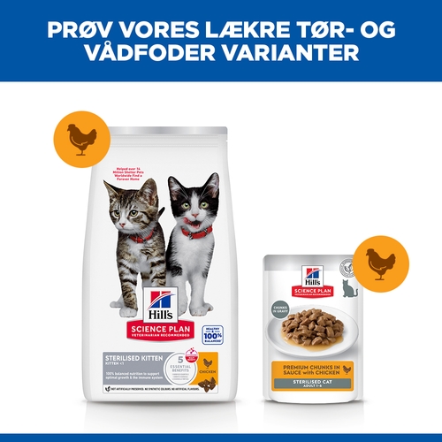Hill's Science Plan Sterilised - Kitten - Kylling