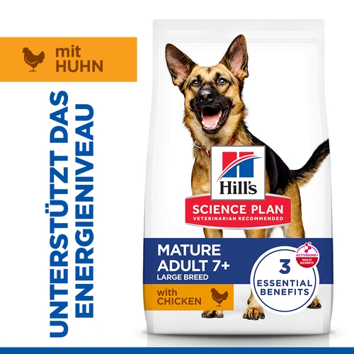 Hill's Science Plan - Large Breed - Mature Adult 6+ - Huhn