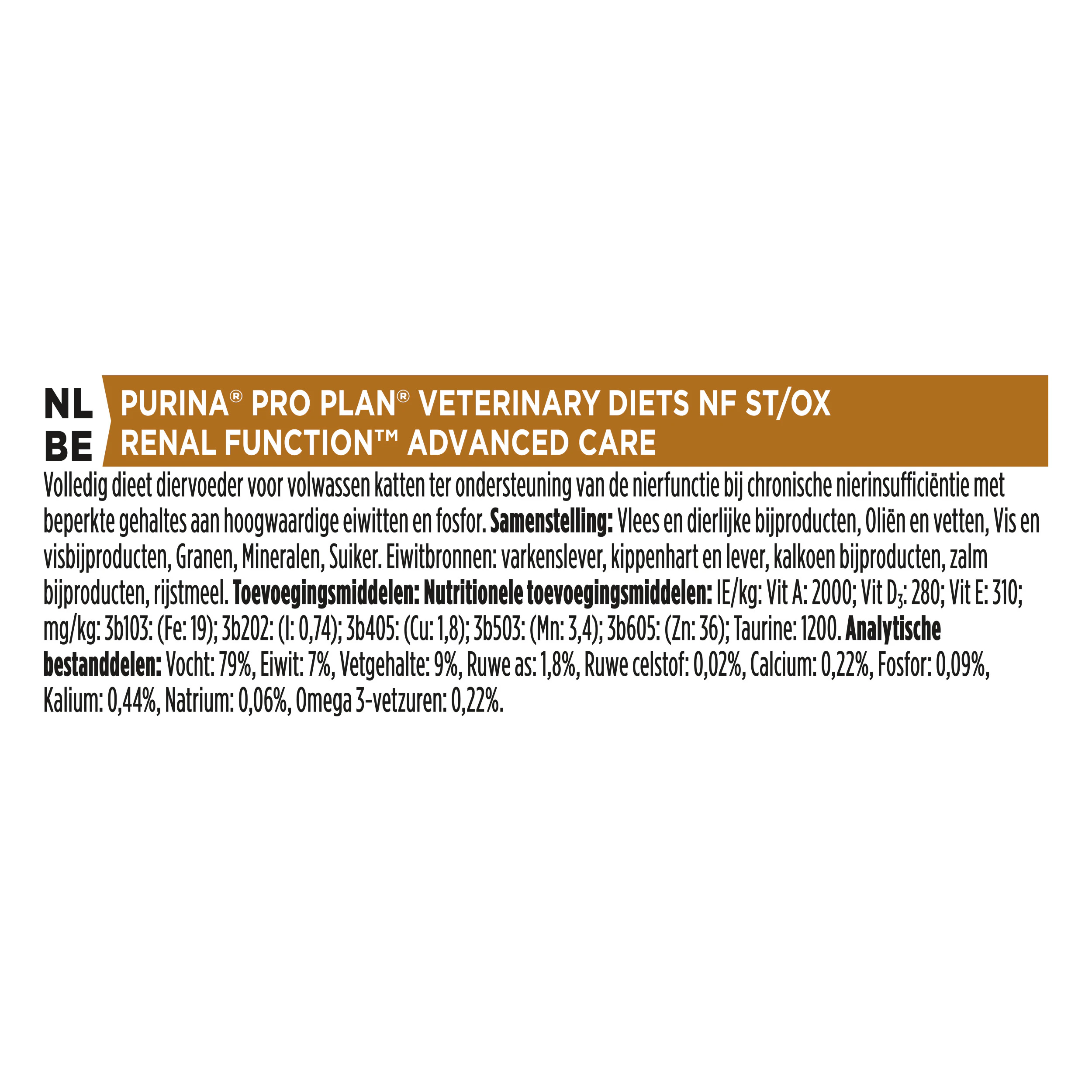 Purina Pro Plan VD NF Renal Function Kat Blik - 24 x 195 g