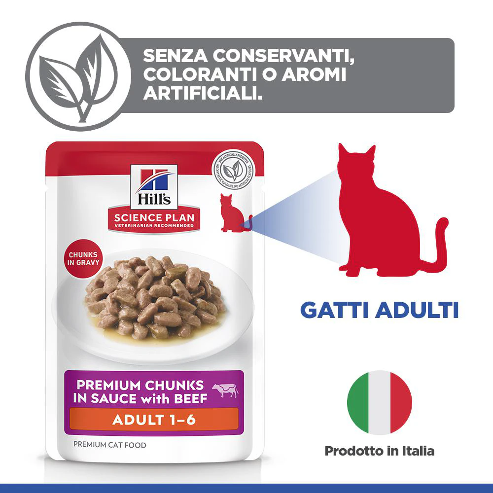 Hill's Science Plan Adult - Manzo - Bustina Pasto