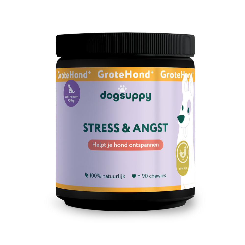 DogSuppy Anti-Stress & Angst Große Hunde (mit Huhn) - 90 Stück