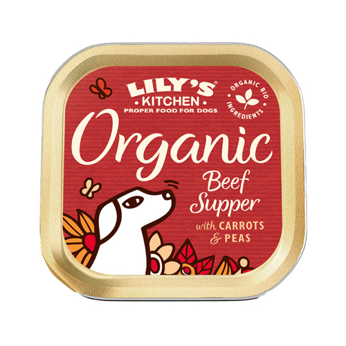 Lily's Kitchen Økologisk Hundefoder - Bakke - Oksekød - 11 x 150 g