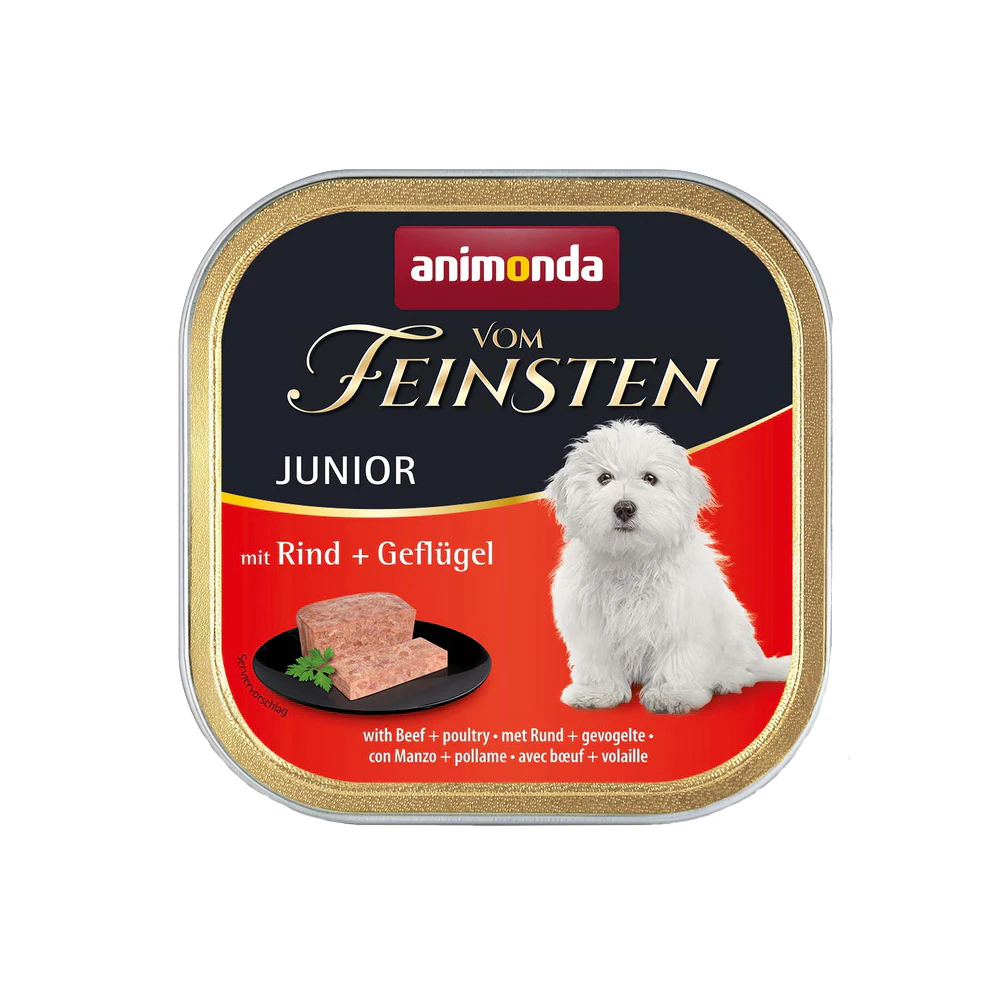 Animonda Vom Feinsten Junior - Manzo e pollame - 22 x 150 g