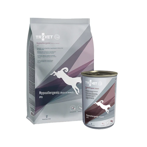 TROVET Hypoallergenic IPD (Insect) Chien - 3 kg +  6 x 400 g boîtes