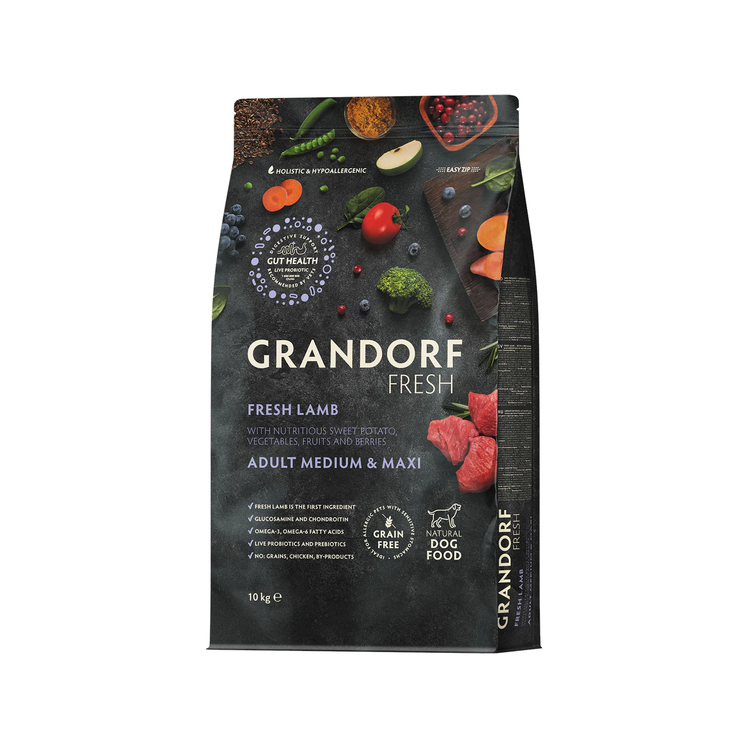 Grandorf Fresh Medium & Maxi Breeds Adult - Jagnięcina - karma dla psów