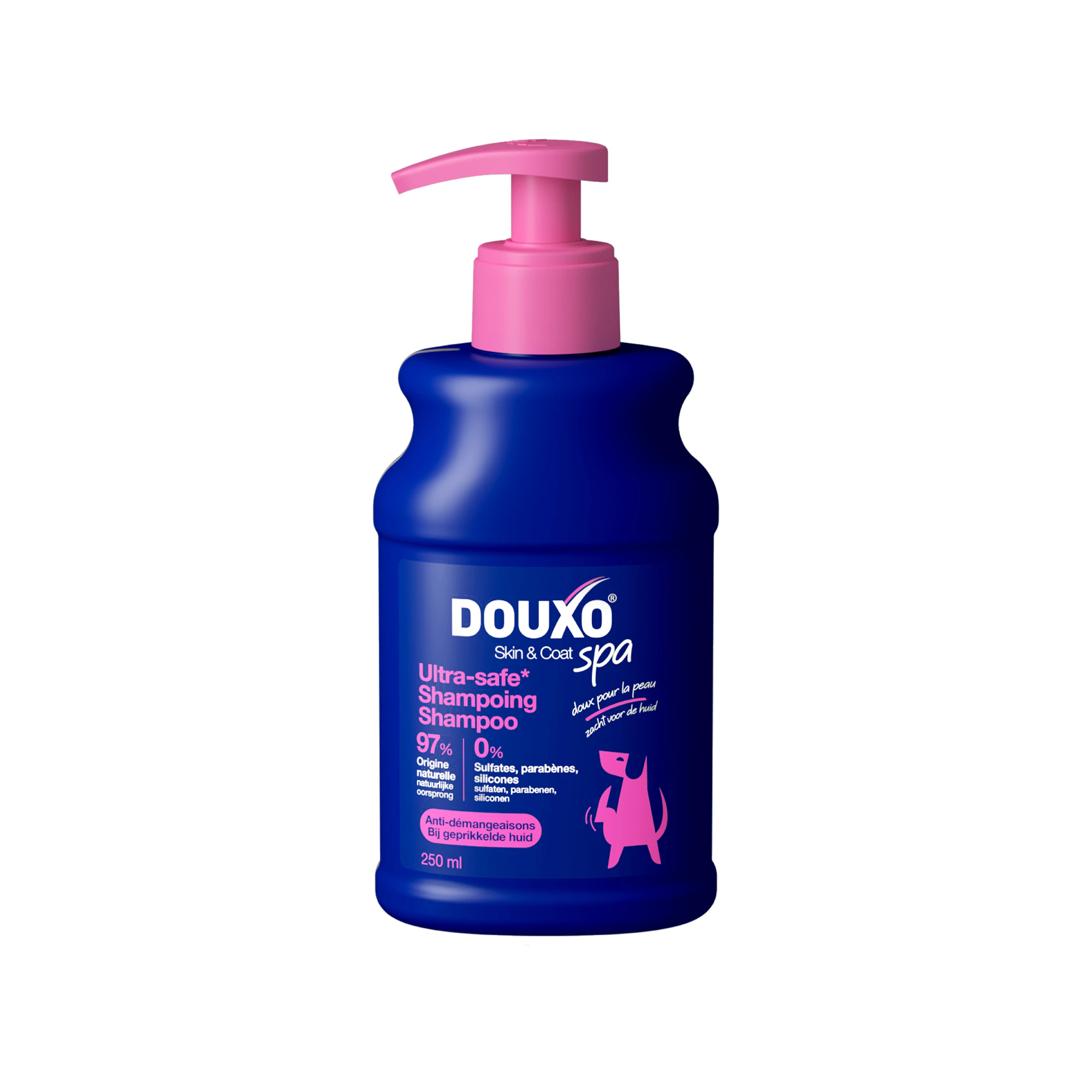 Douxo spa Shampoo bij geprikkelde huid