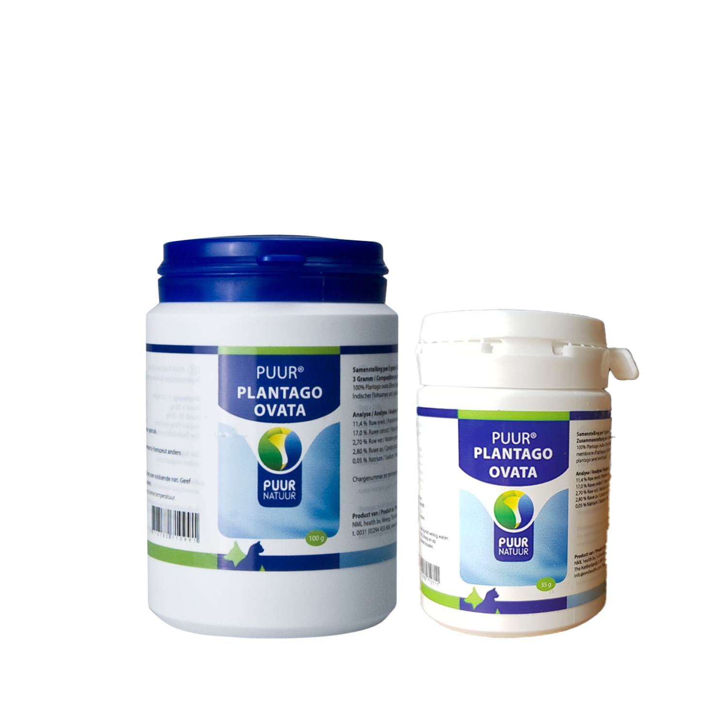 Puur Plantago Ovata Hund/Katze