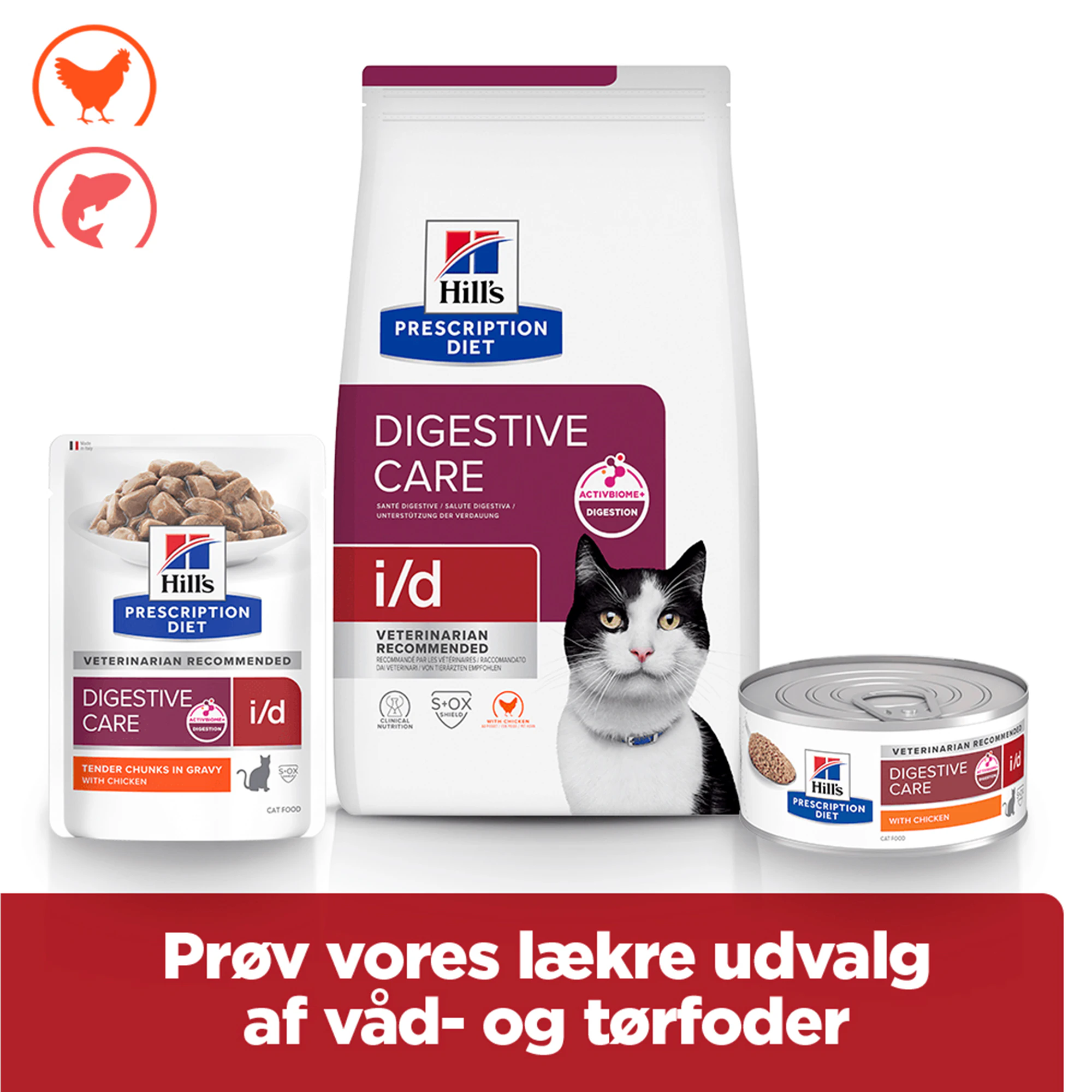Hill's i/d Digestive Care - Prescription Diet - Feline - Måltidspose