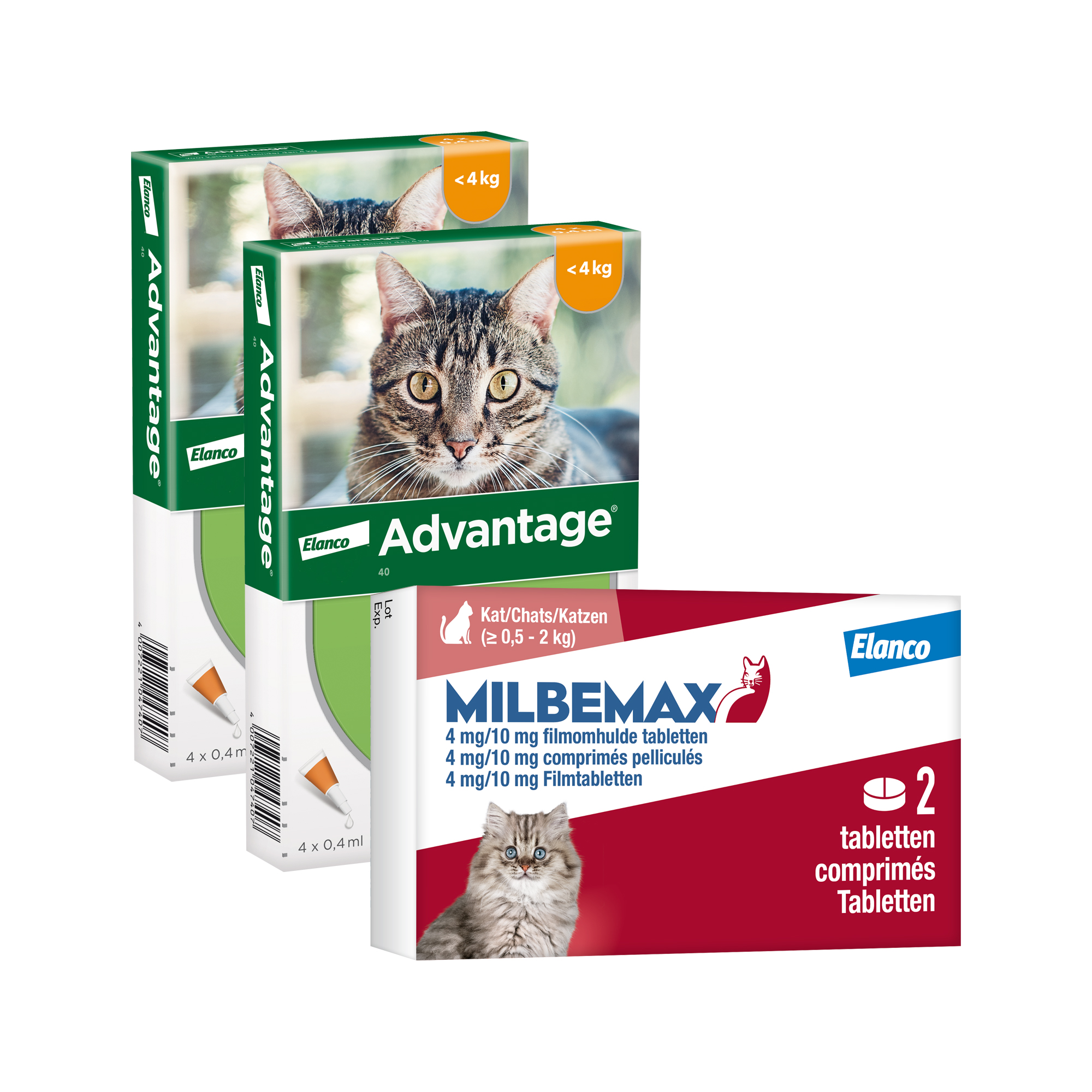 Elanco Preventiepakket Binnenkat 1 - 2 kg