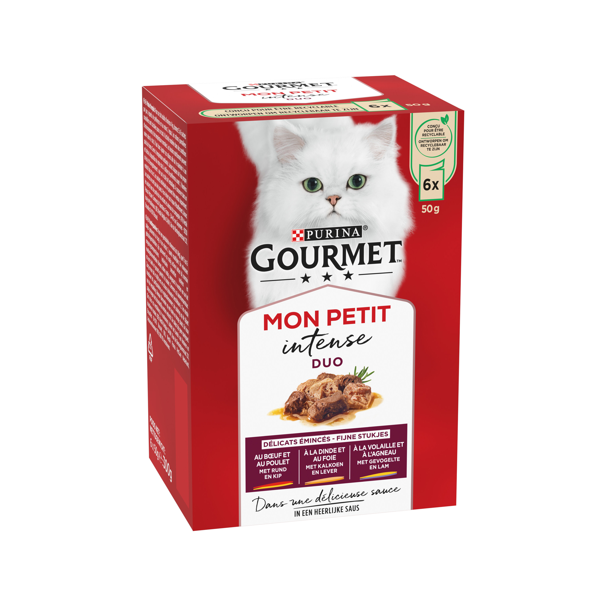 Gourmet Mon Petit DUO Kattefoder - Portionsposer