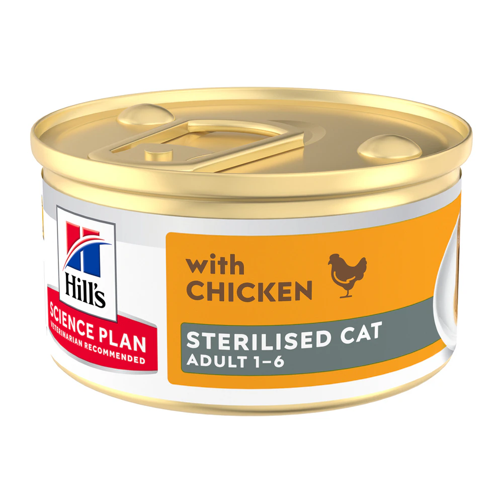 Hill's Science Plan Feline Sterilised Adult Premium Mousse - Kip