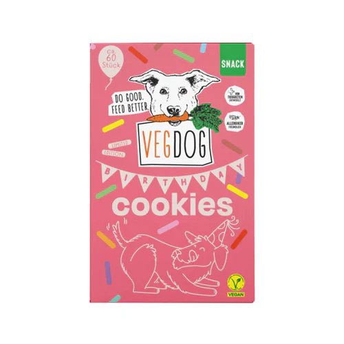 Vegdog Birthday Cookies