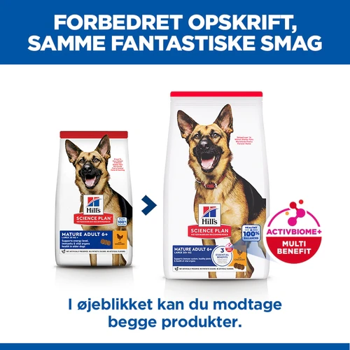 Hill's Science Plan - Large Breed - Mature Adult 6+ - Kylling