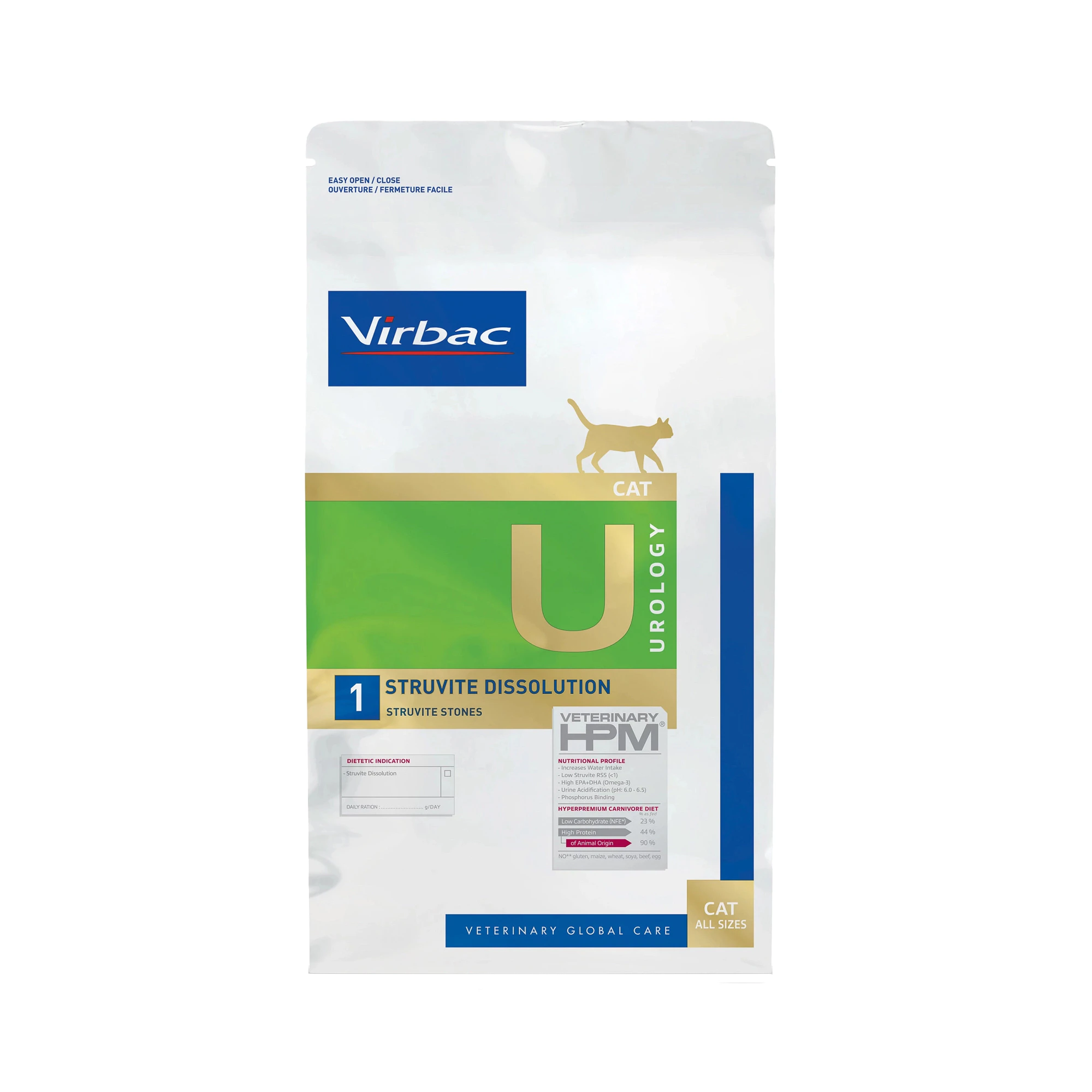 Veterinary HPM Dietetic Cat - Urology Struvite Dissolution 1 - 1.5 kg