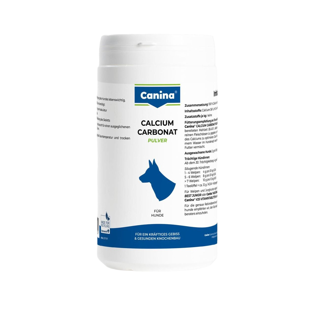 Canina Calcium Carbonat Pulver | Hund | Bestil online | Medpets.dk
