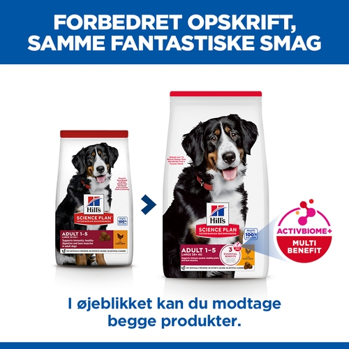 Hill's Science Plan Advanced Fitness Adult Large Breed Hundefoder - Kylling