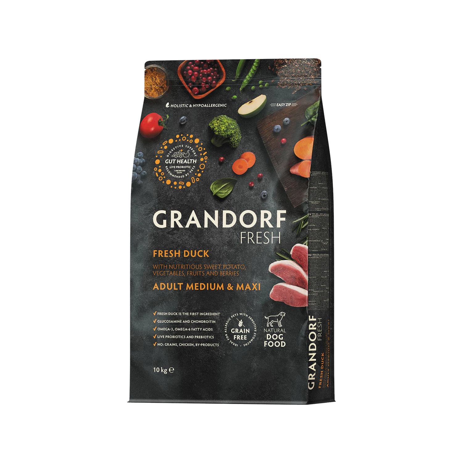 Grandorf Fresh Medium & Maxi Breeds Adult - Ente - 10 kg