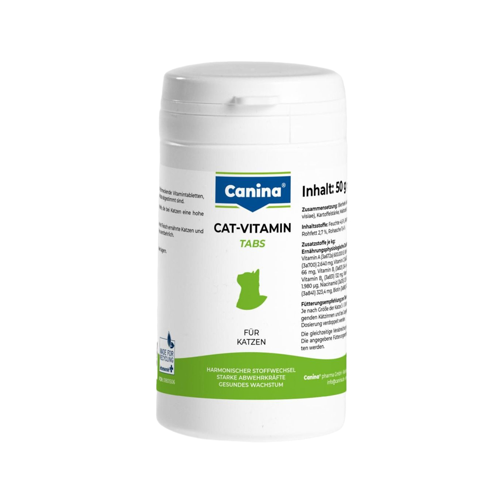 Canina Cat-Vitamin tabs - ca. 100 stuks