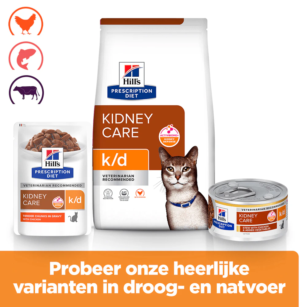 Hill's k/d Kidney Care - Prescription Diet - Feline - Maaltijdzakje