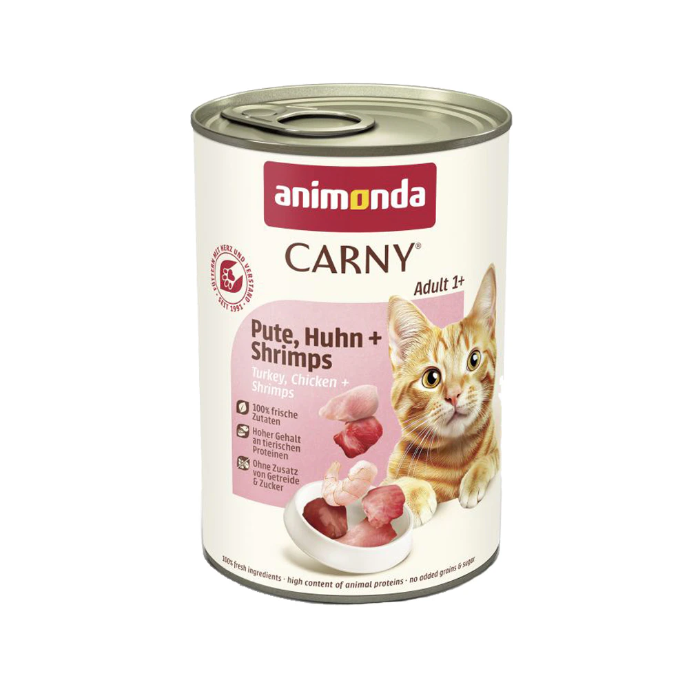 Animonda Carny Adult - Kalkun med kylling og rejer - 6 x 400 g