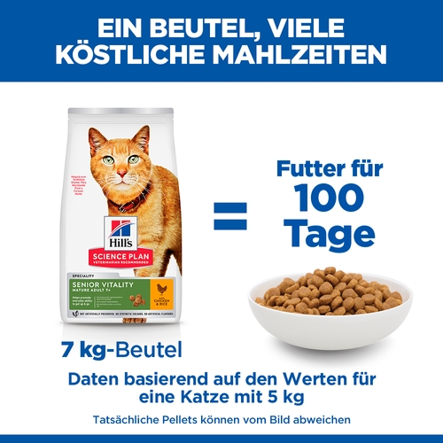 Hill's Science Plan Senior Vitality Katzenfutter