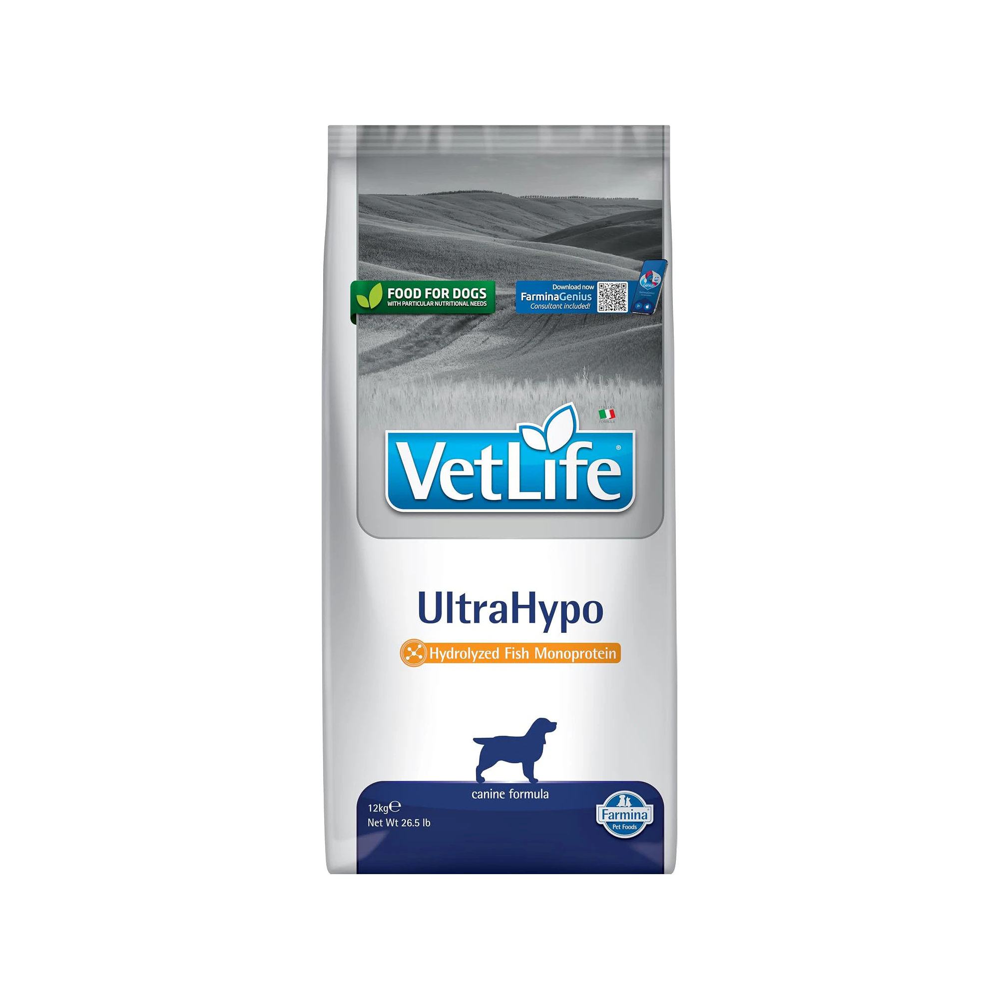 Farmina VetLife UltraHypo - Dog Food - 12 kg