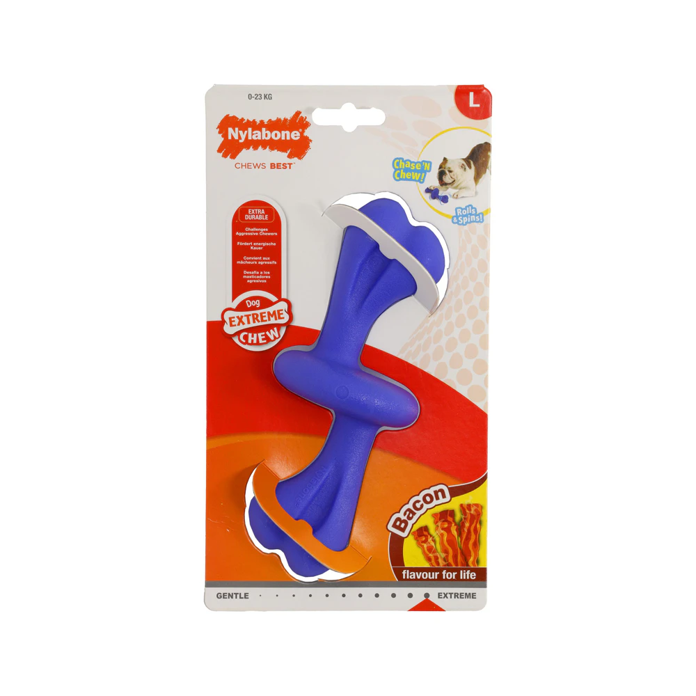 Nylabone Giant Rolley Bacon