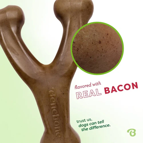 Benebone Wishbone - Bacon - Small