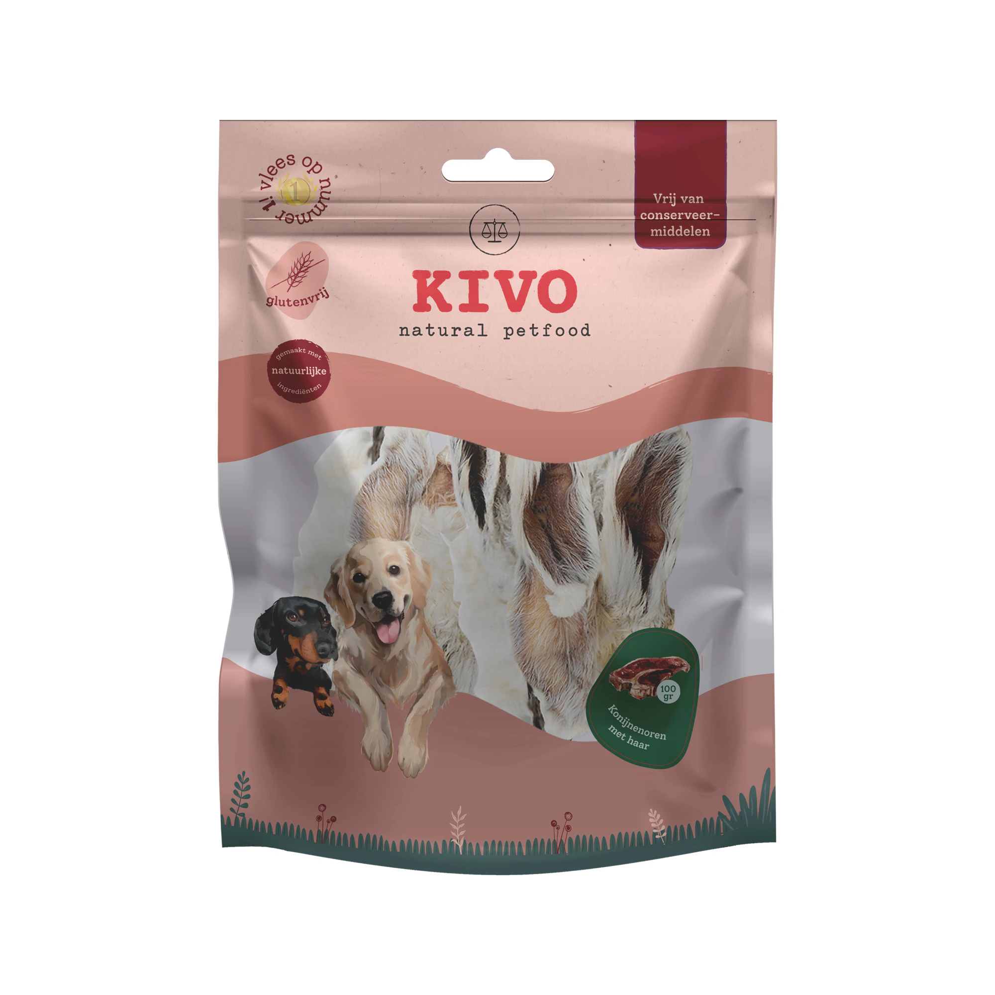 Kivo Konijnenoren met haar