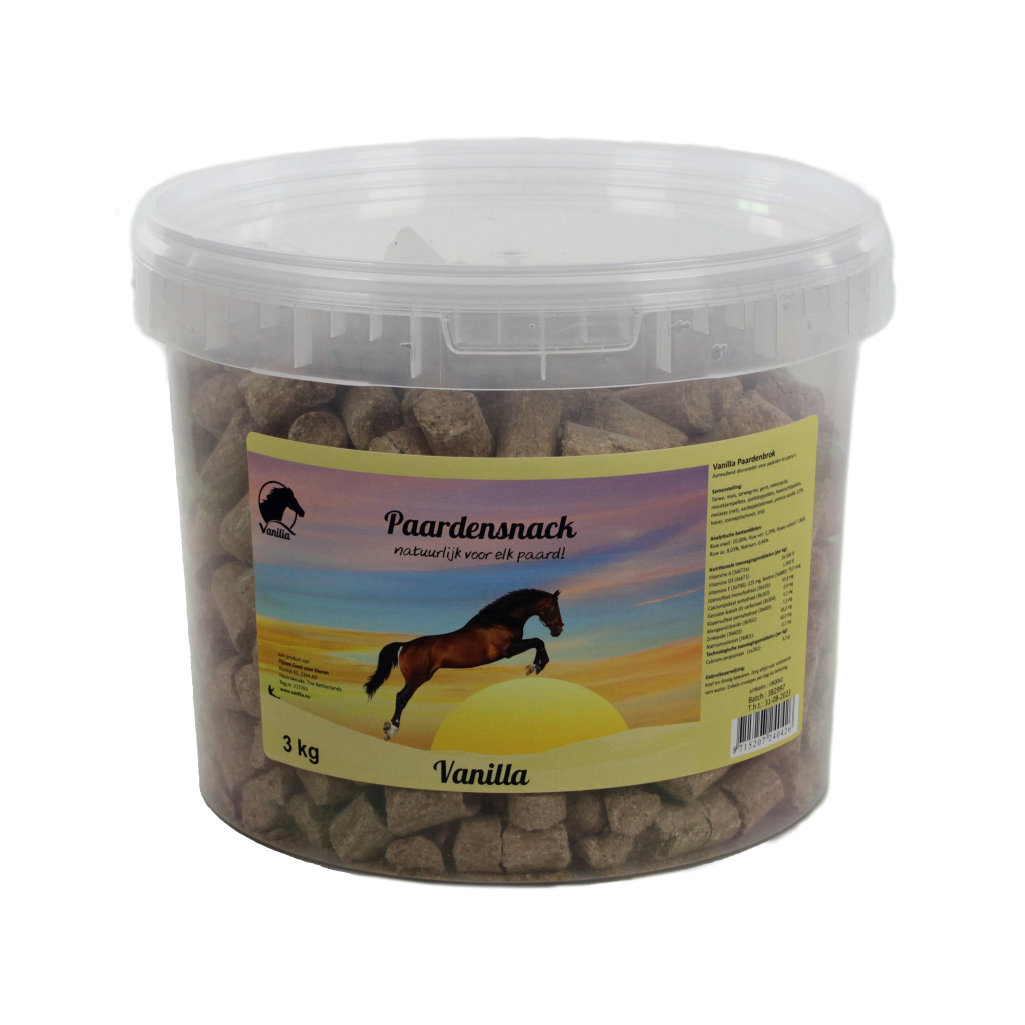 Vanilia Pferdeleckerlis - Natural - 3 kg