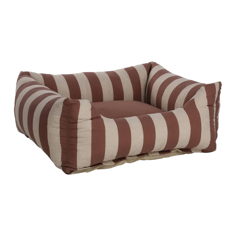 Flamingo Cuccia per cani Zahia - Moka & Bianco - 80 x 67 x 22 cm