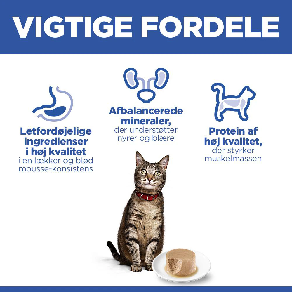 Hill's Science Plan Feline Adult Premium Mousse - Laks