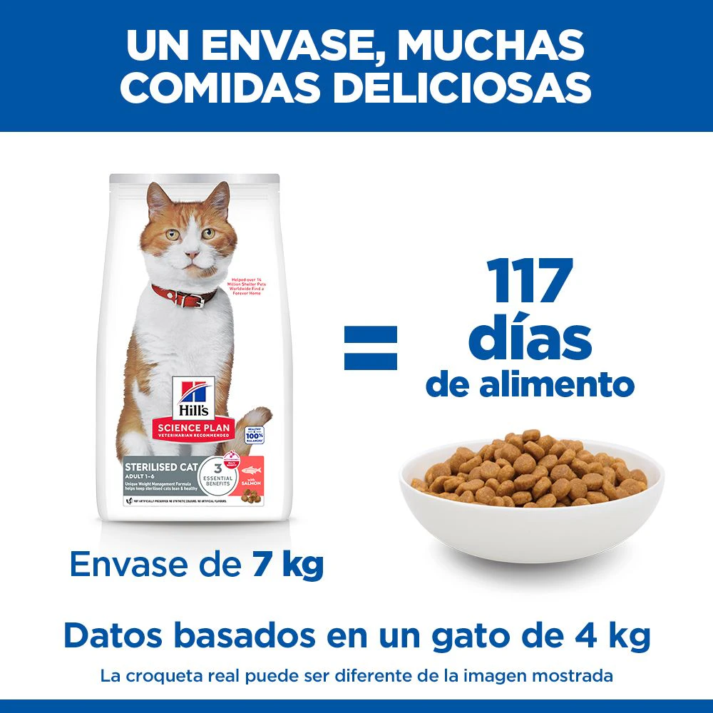 Hill's Science Plan Sterilised Cat - Adult - Salmón