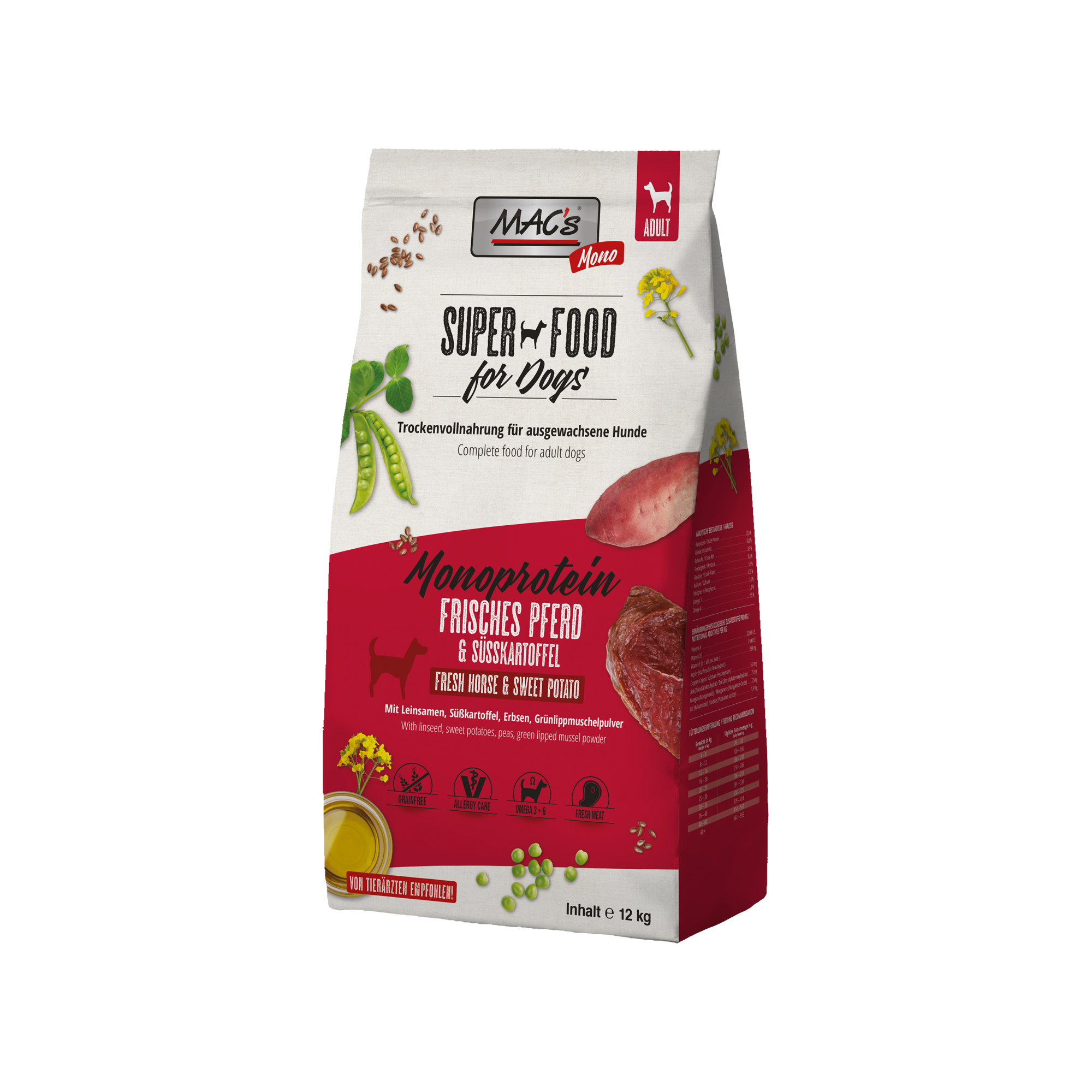 MAC's Monoprotein Dog Food - Horse - 12kg