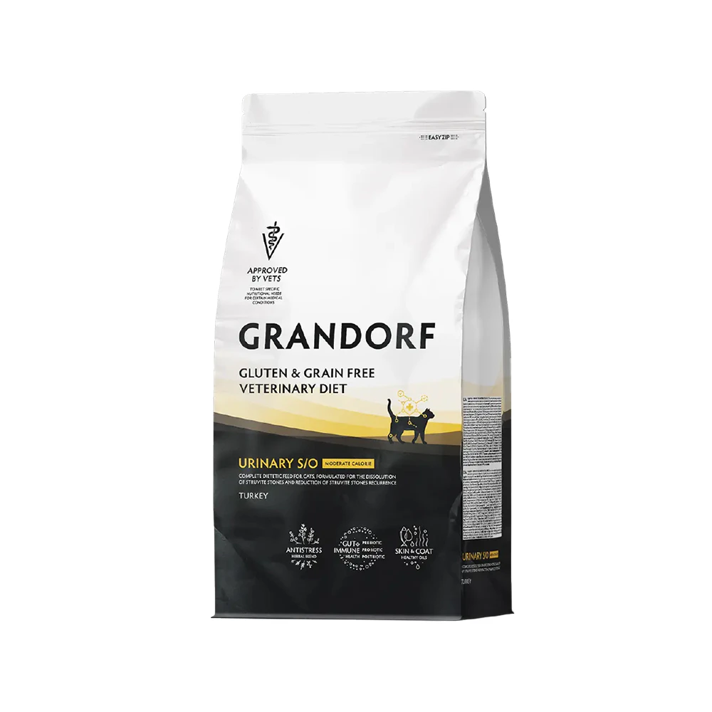 Grandorf Veterinary Diet Cat - Gluten & Grain Free - Urinary S/O Moderate Calorie