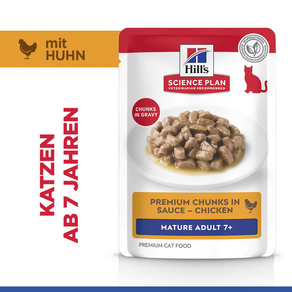 Hill's Science Plan Mature Adult - Huhn - Mahlzeit Beutel