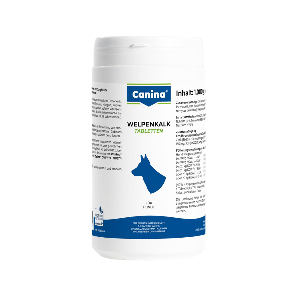 Canina Puppy Calcium Tablets | Dog | Order | Vetsend.co.uk