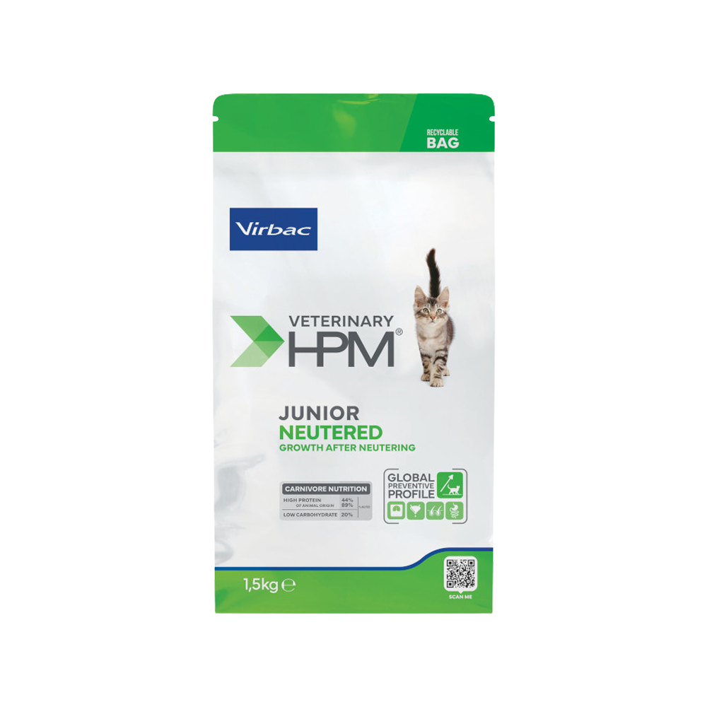 Veterinary HPM - Junior Neutered Cat Katzenfutter - 1,5 kg