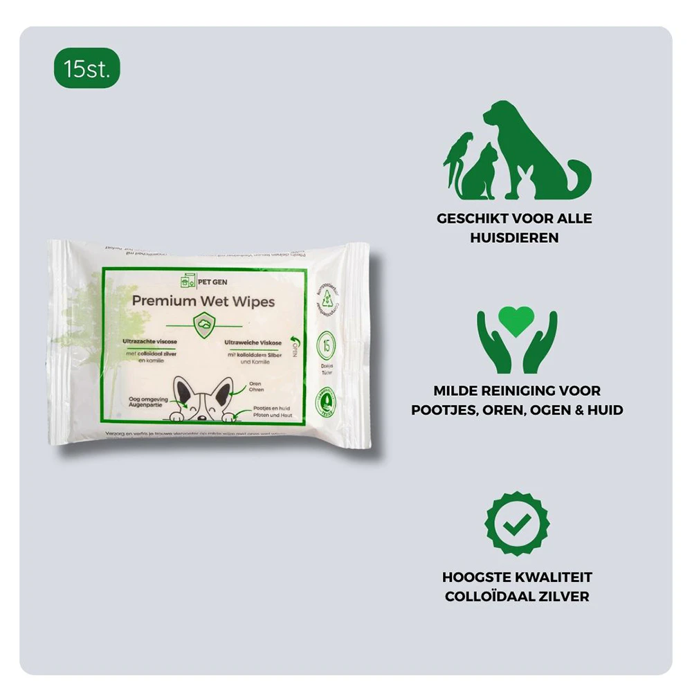 TraumaPet Premium Wet Wipes
