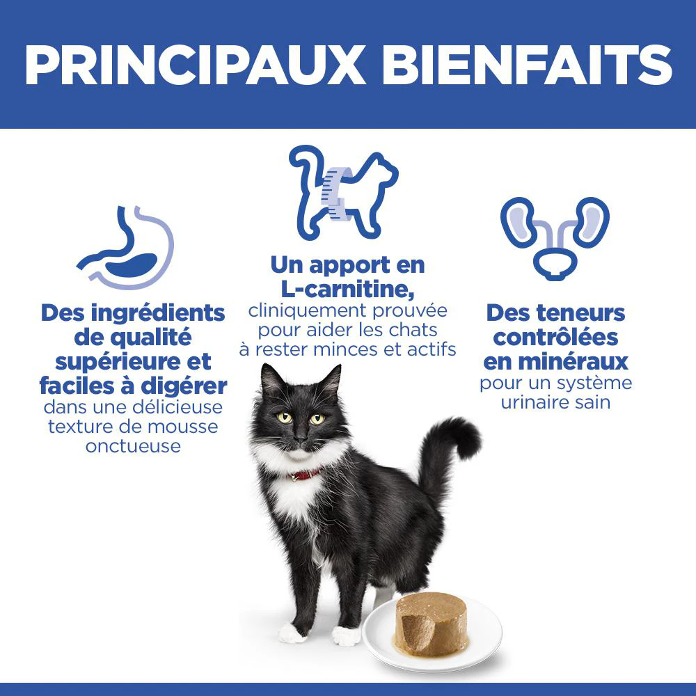 Hill's Science Plan Feline Sterilised Mature Adult Premium Mousse - Poulet