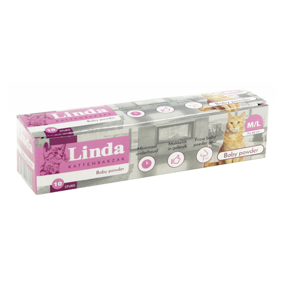 Linda Katzentoilettenbeutel Babypuder