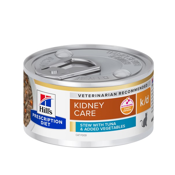 Hill's k/d Kidney Care Stoofpotje - Feline - Tuna & Veg - 72 x 82 g