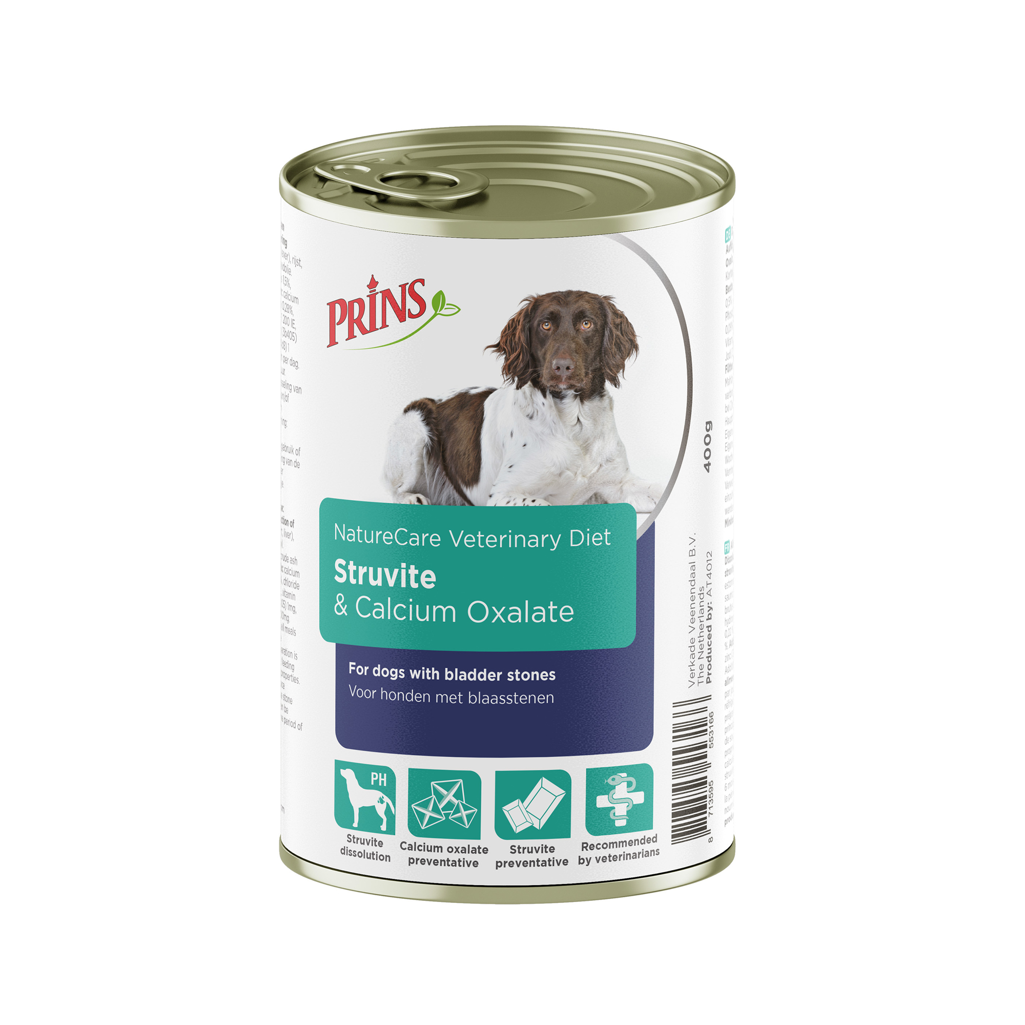 Prins NatureCare Veterinary Diet Dog Struvite & Calciumoxalate - 6 X 400 G