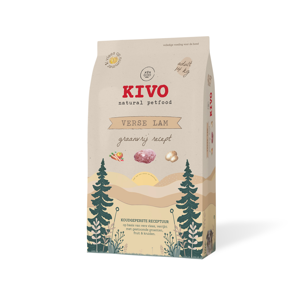 Kivo Verse Lam Graanvrij - 2 x 14 kg