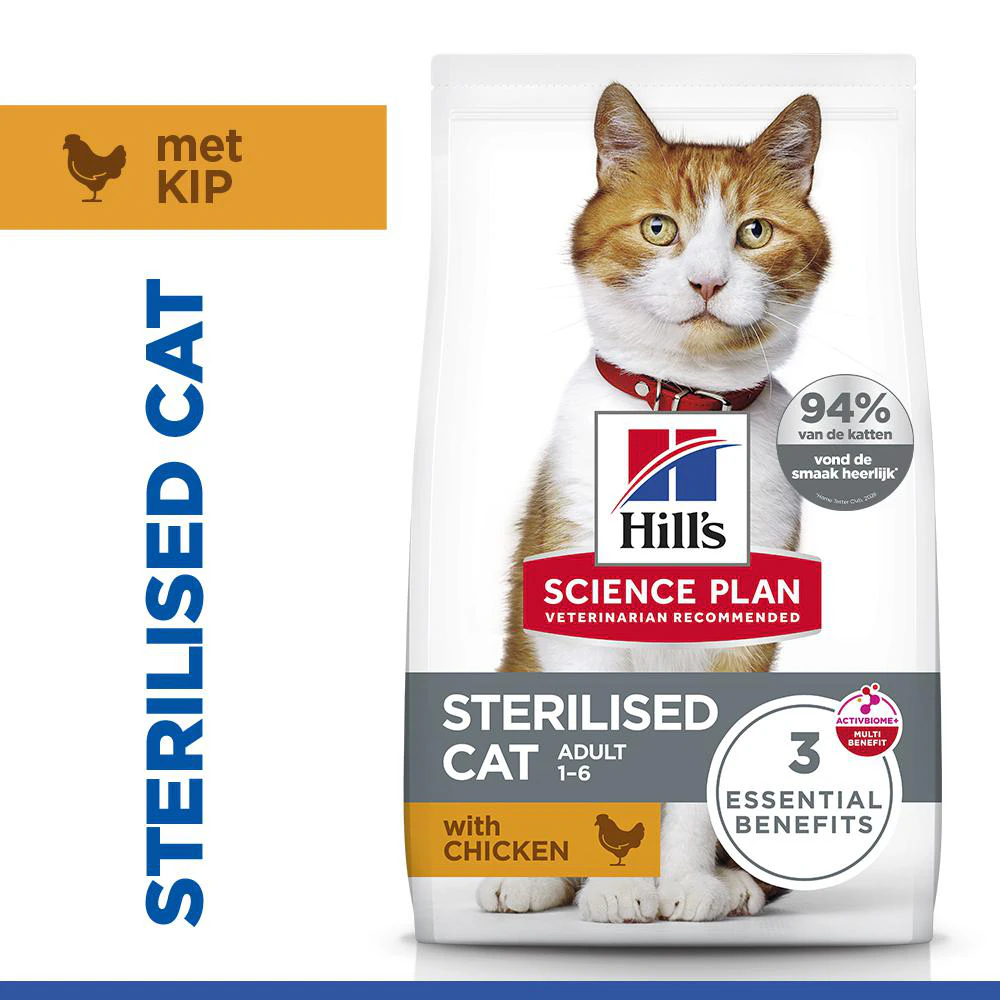Hill's Science Plan Gesteriliseerde Kat - Adult - Kip