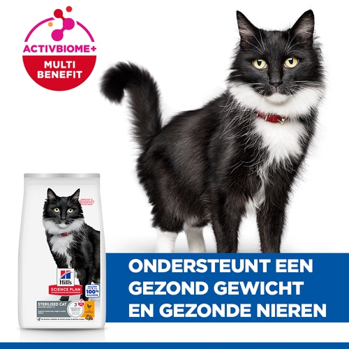 Hill's Science Plan Sterilised Cat - Mature Adult 7+ - Kip