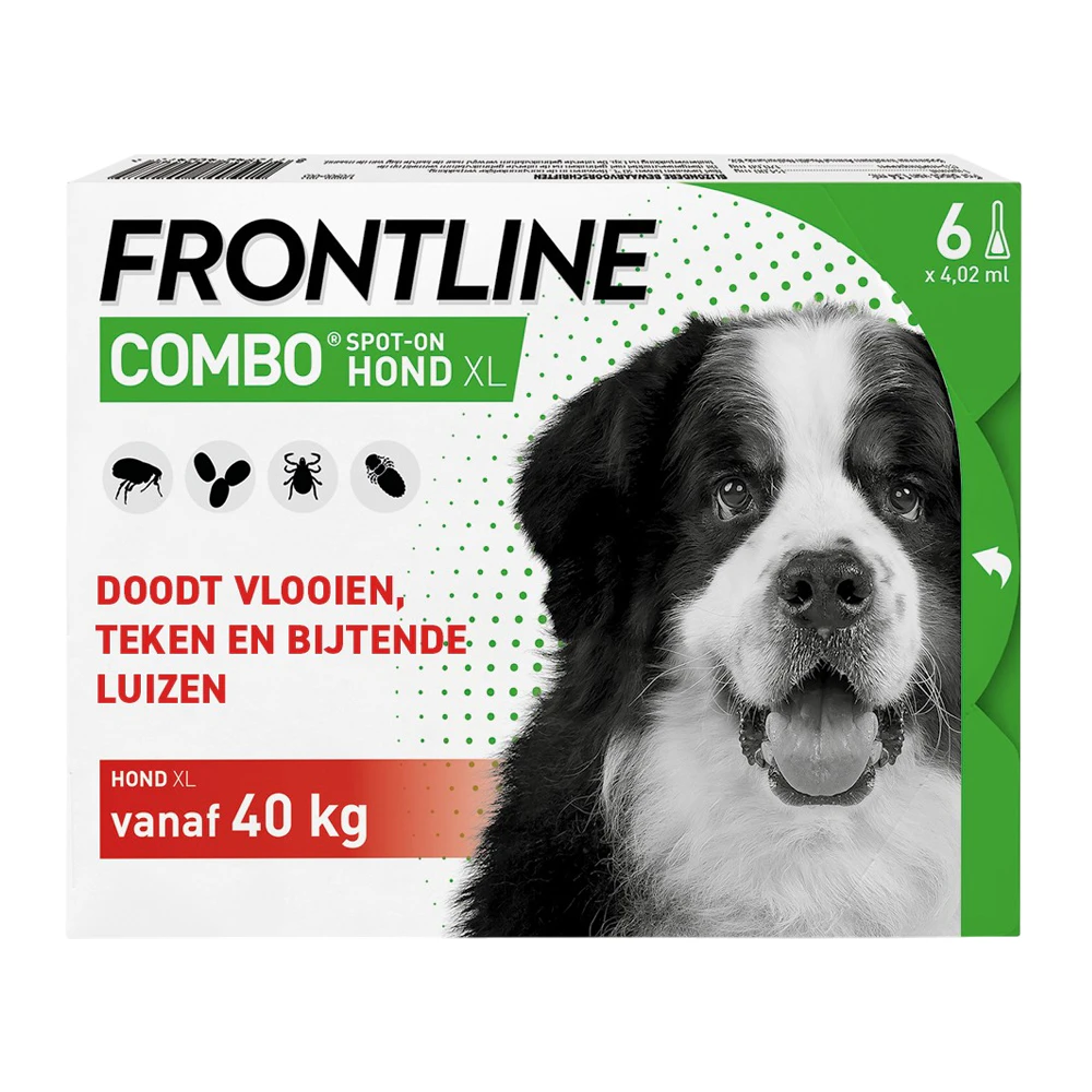 Frontline Combo hund XL (40-60 kg) - 6 pipetter