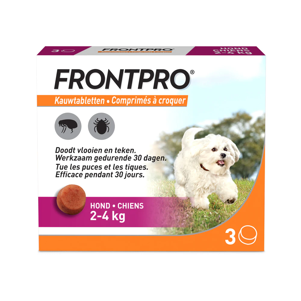 FRONTPRO Comprimés à croquer Chien