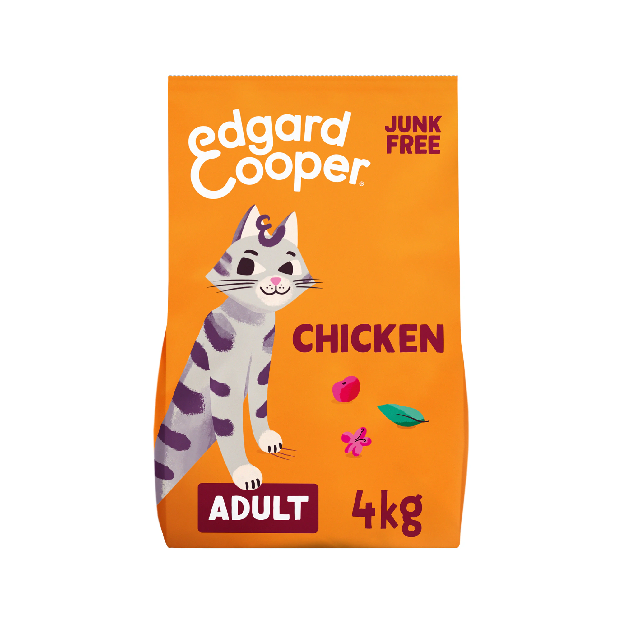 Edgard & Cooper Erwachsene Katze - Huhn aus Freilandhaltung - 2 x 4 kg