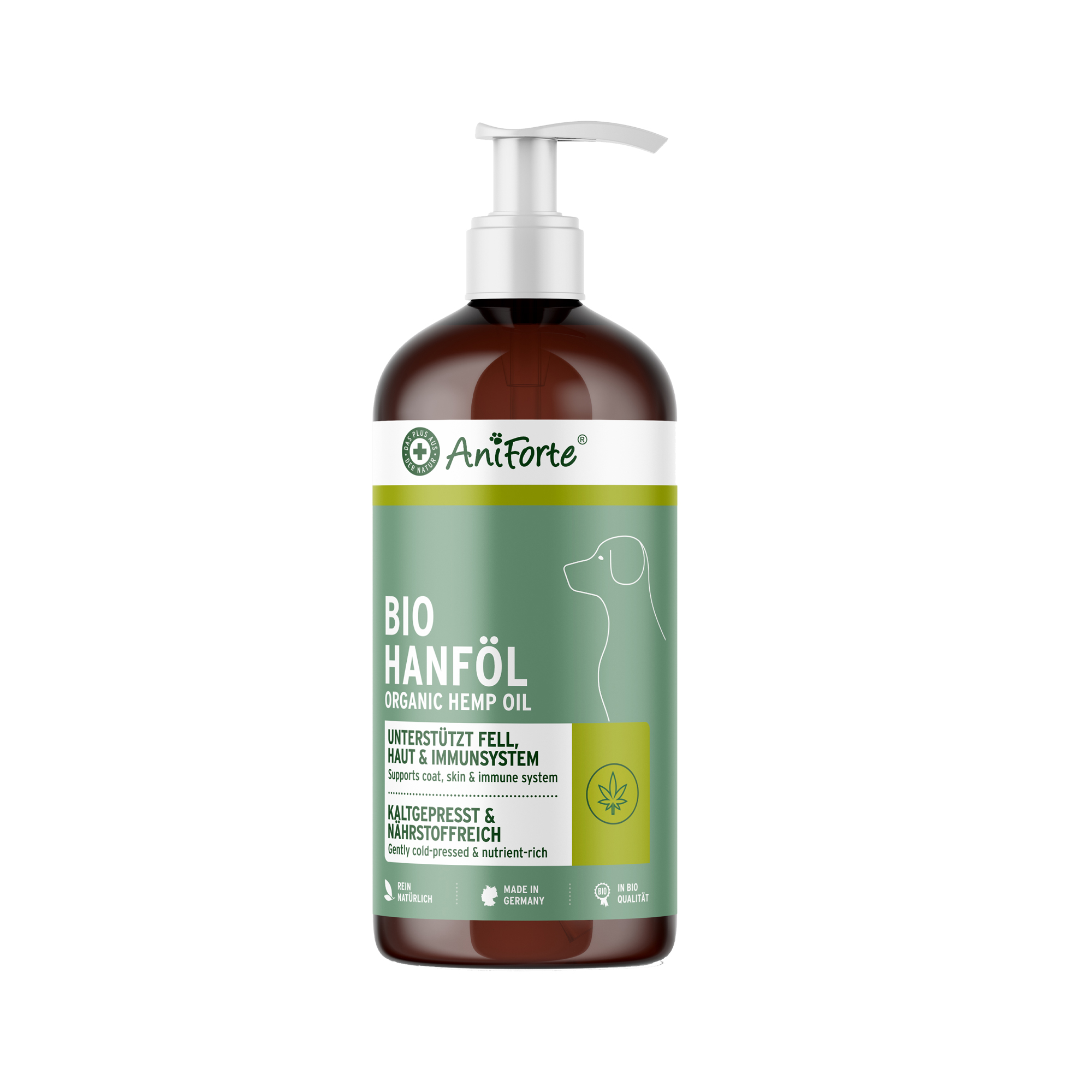 AniForte Huile de Chanvre Biologique - 1 litre